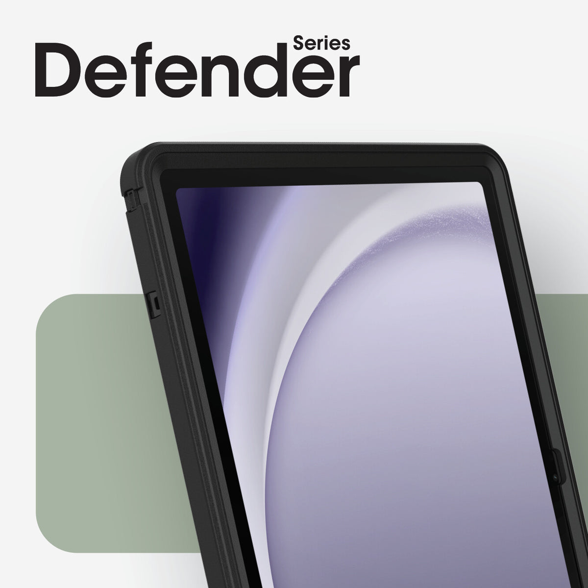 OtterBox Defender Series for Galaxy Tab A9+ in Black