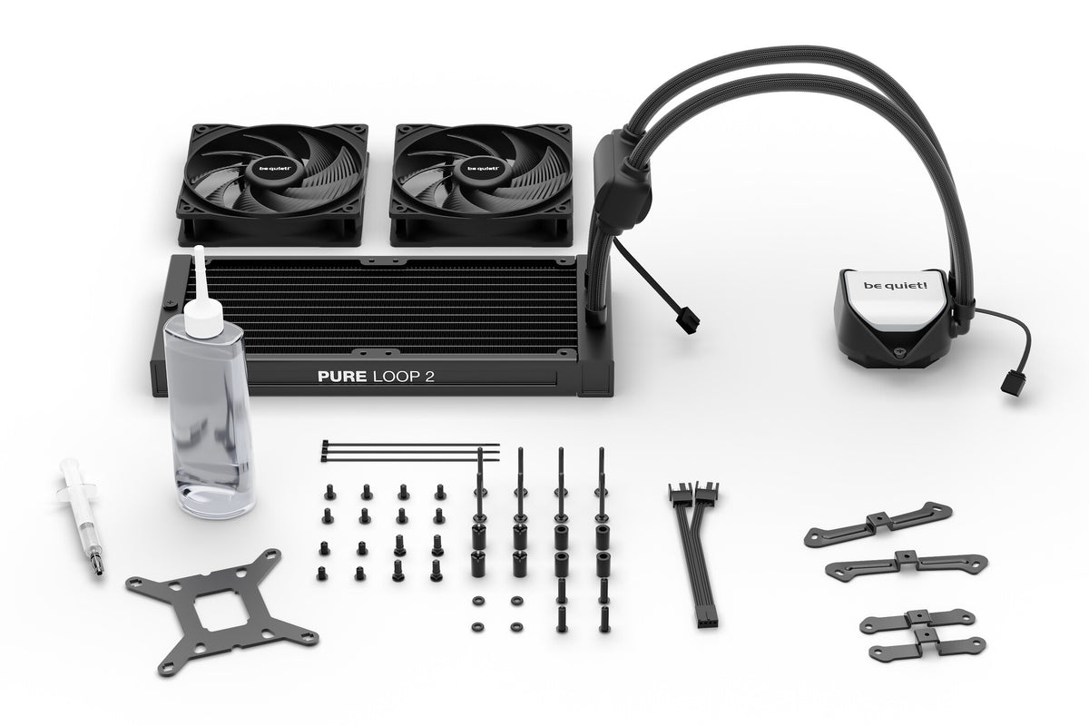 be quiet! Pure Loop 2 - All-in-one Liquid Processor Cooler in Black - 120mm