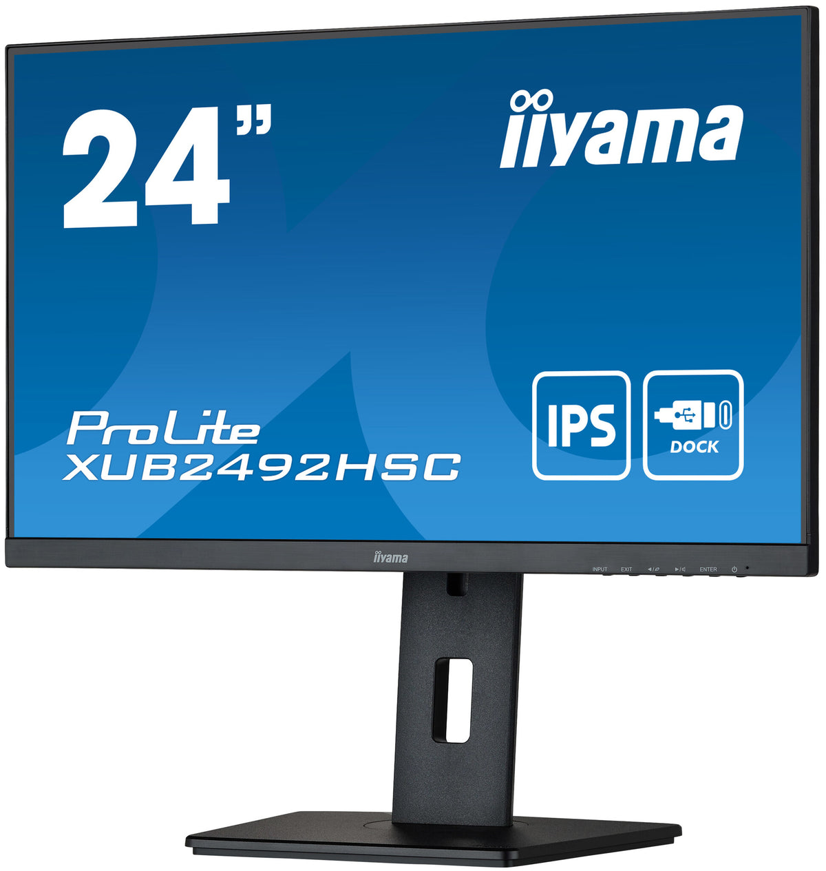 iiyama ProLite XUB2492HSC-B5 LED display 61 cm (24&quot;) 1920 x 1080 pixels Full HD Black