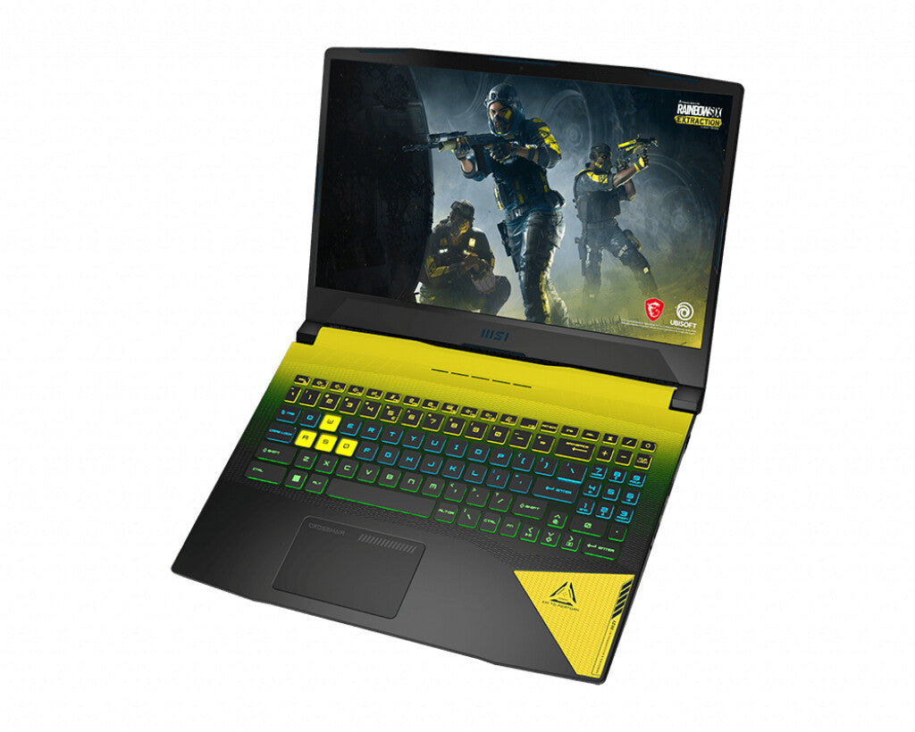 MSI Crosshair 15 Laptop - 39.6 cm (15.6&quot;) - Intel® Core™ i7-12700H - 16 GB DDR4-SDRAM - 1 TB SSD - NVIDIA GeForce RTX 3060 - Wi-Fi 6 - Windows 11 Home - Black / Yellow