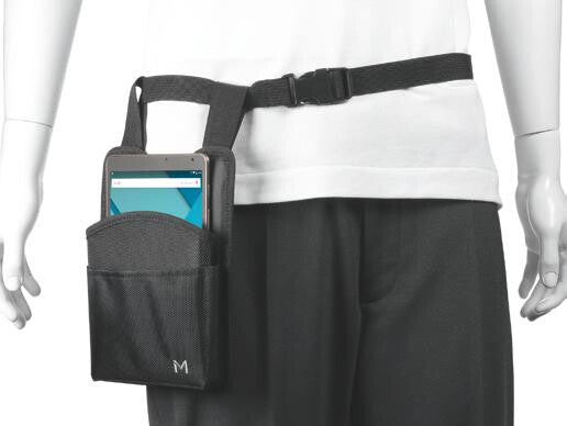 Mobilis RefugeTablet holster with belt for 10&quot; Universal Tablets in Black