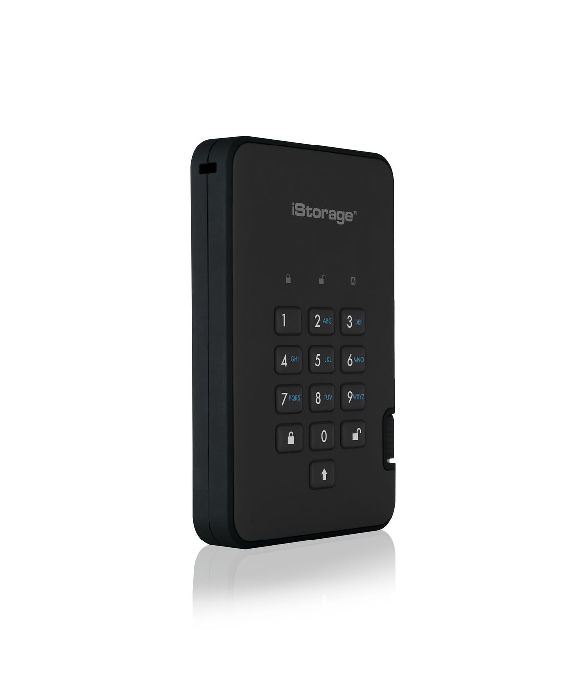 iStorage diskAshur2 - Secure Encrypted External solid state drive in Black - 256 GB