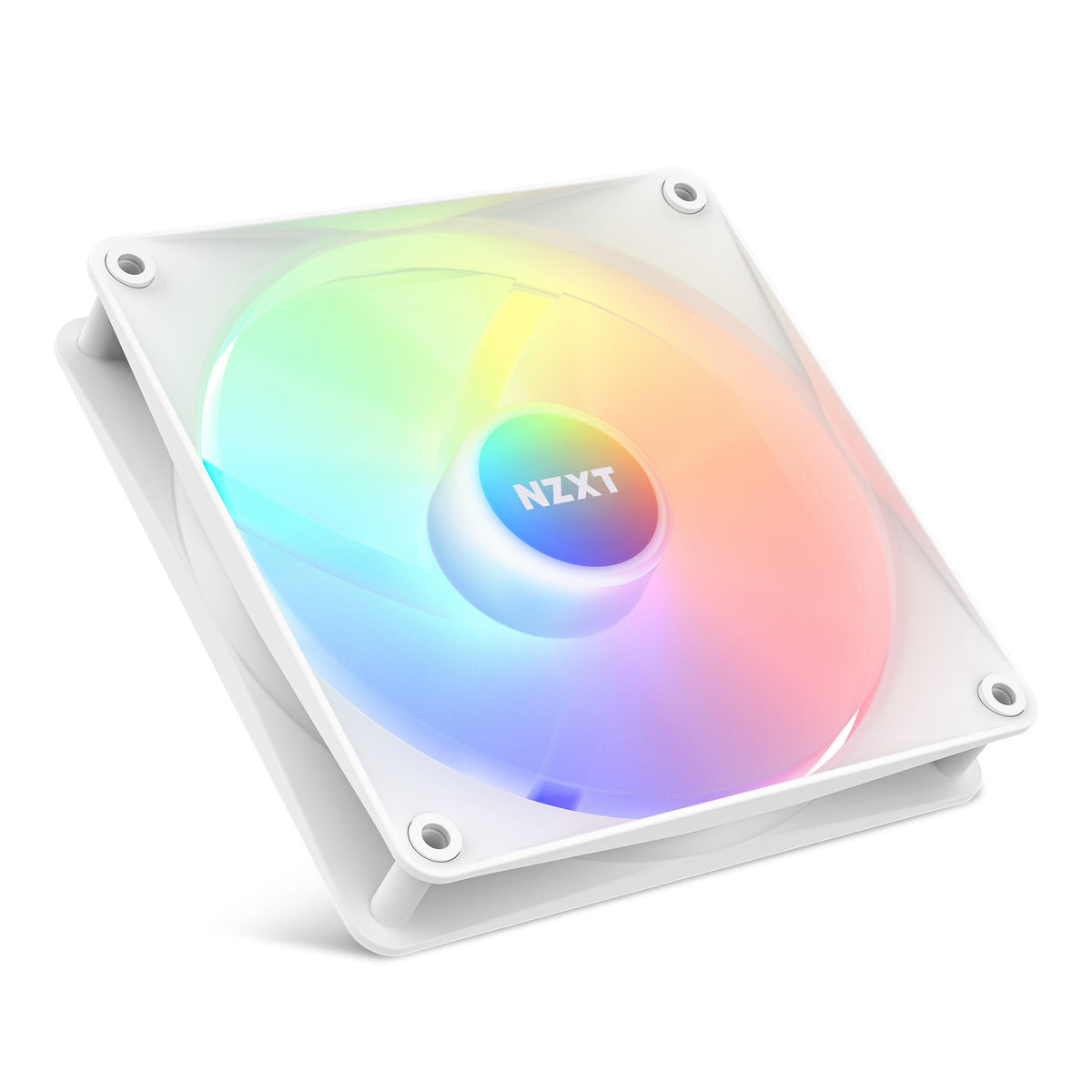 NZXT F140 RGB Core - Computer Case Fan in White - 140mm