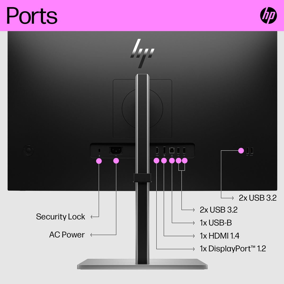 HP E27Q G5 - 68.6 cm (27&quot;) - 2560 x 1440 pixels Quad HD LCD Monitor