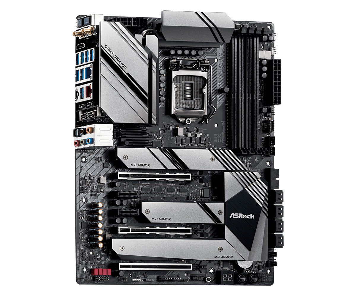 Asrock W480 CREATOR ATX motherboard - Intel W480 LGA 1200