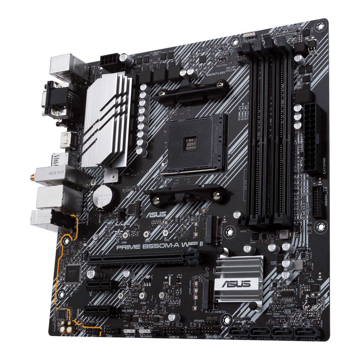 ASUS PRIME B550M-A WIFI II micro ATX motherboard - AMD B550 Socket AM4