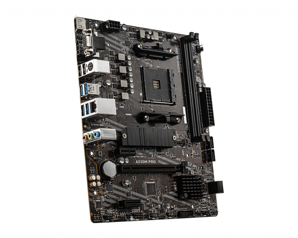 MSI A520M PRO micro ATX motherboard - AMD A520 Socket AM4