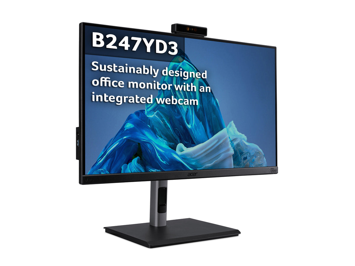 Acer Vero B7 23.8&quot; Type-C Monitor computer monitor 60.5 cm (23.8&quot;) 1920 x 1080 pixels Full HD LCD Black