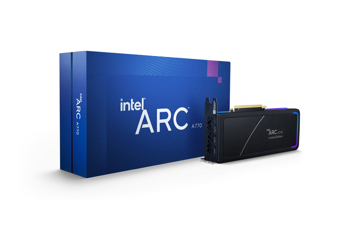 Intel Limited Edition 16 GB GDDR6 Arc A770 graphics card