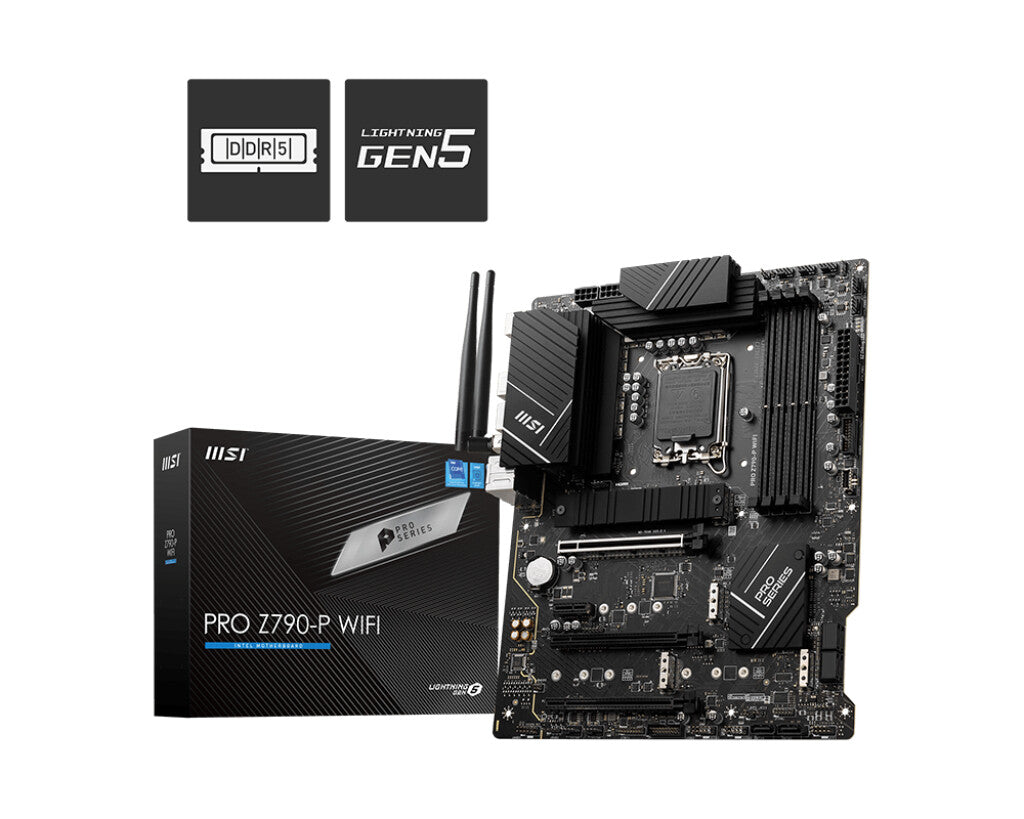 MSI PRO Z790-P WIFI ATX motherboard - Intel Z790 LGA 1700