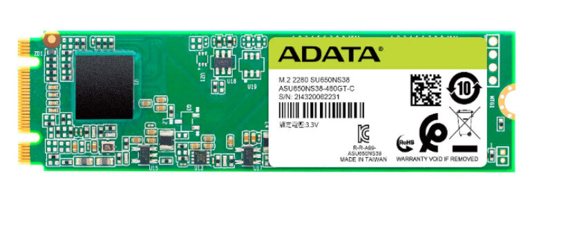 ADATA Ultimate SU650 - Serial ATA III 3D TLC M.2 SSD - 480 GB