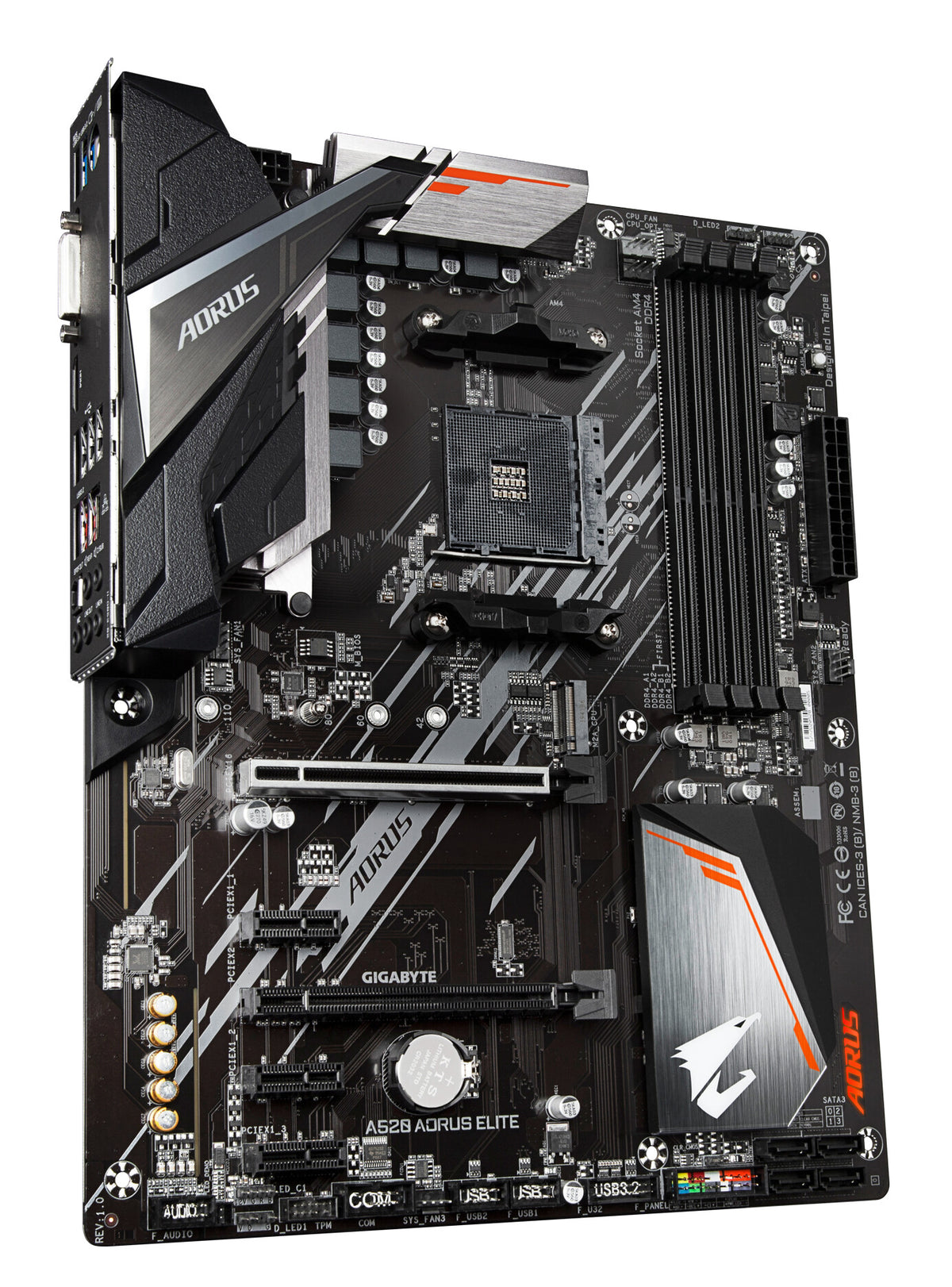 Gigabyte A520 AORUS ELITE ATX motherboard - AMD A520 Socket AM5