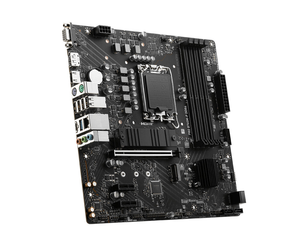 MSI PRO B760M-P DDR4 micro ATX motherboard - Intel B760 LGA 1700