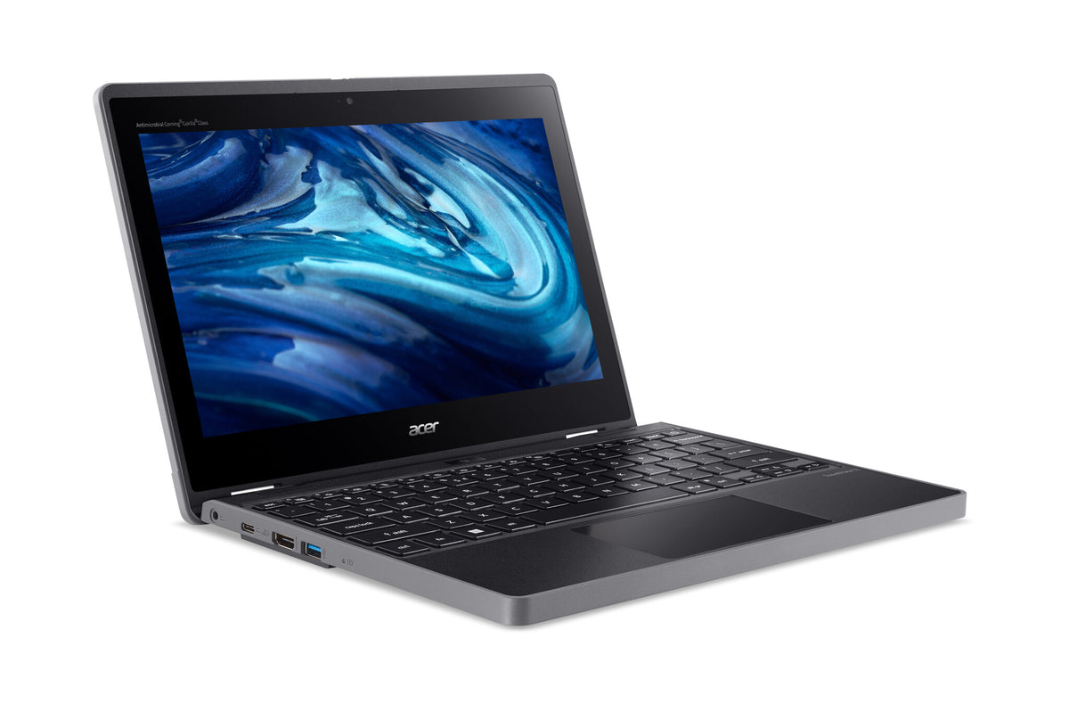 Acer TravelMate Spin B3 - 29.5cm (11.6&quot;) - Touchscreen - Intel® N N200 - 8 GB DDR5-SDRAM - 256 GB SSD - Wi-Fi 6E - Windows 11 Pro Education - Black