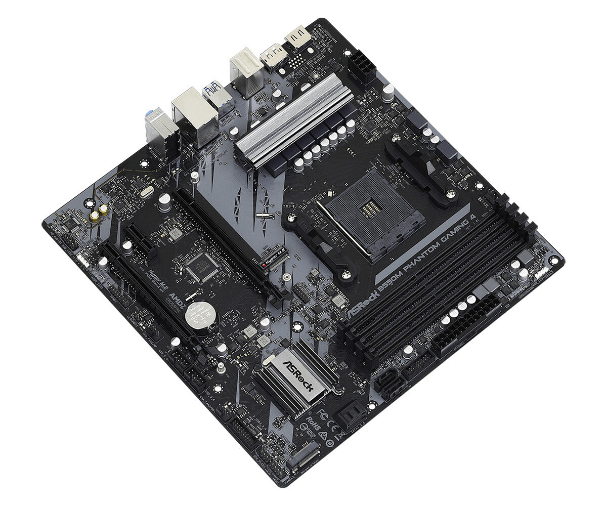 Asrock B550M Phantom Gaming 4 micro ATX motherboard - AMD B550 Socket AM4