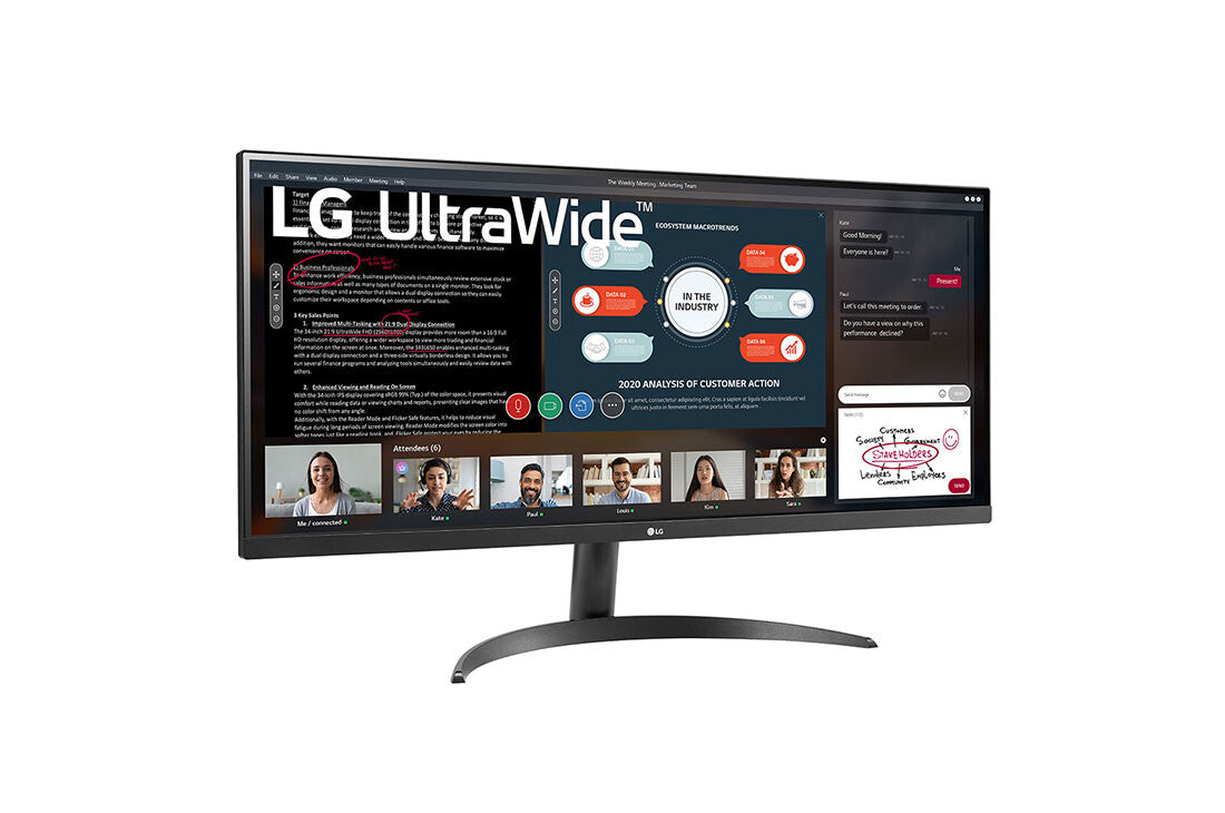 LG 34WP500-B - 86.4 cm (34&quot;) - 2560 x 1080 pixels UltraWide FHD LED Monitor