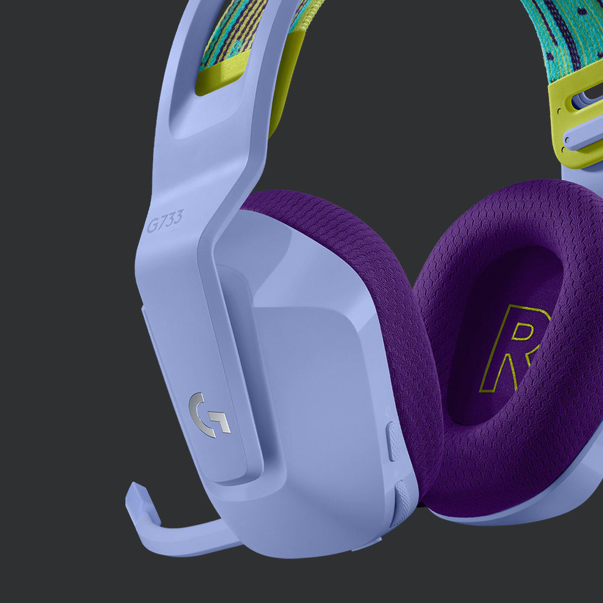 Logitech G - G733 LIGHTSPEED Wireless RGB Gaming Headset in Lilac