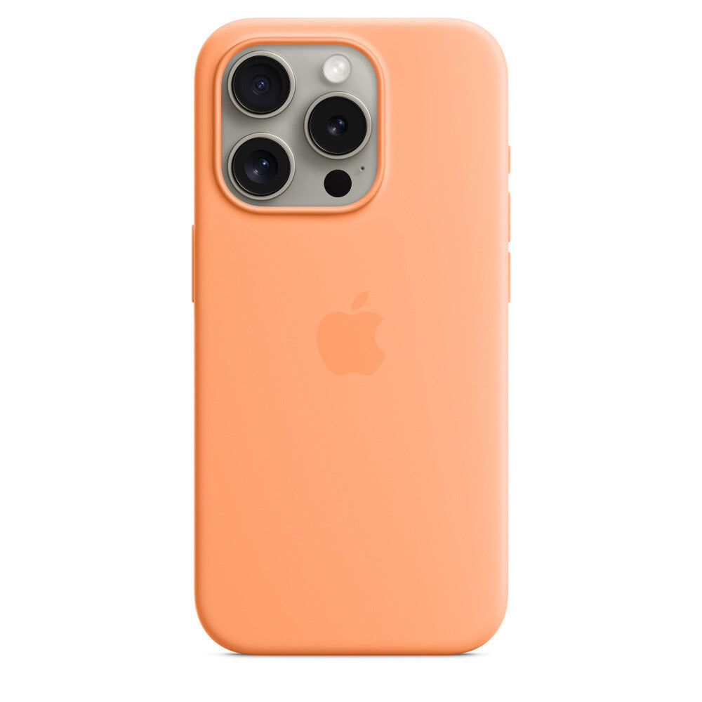 Apple mobile phone case for iPhone 15 Pro in Orange Sorbet