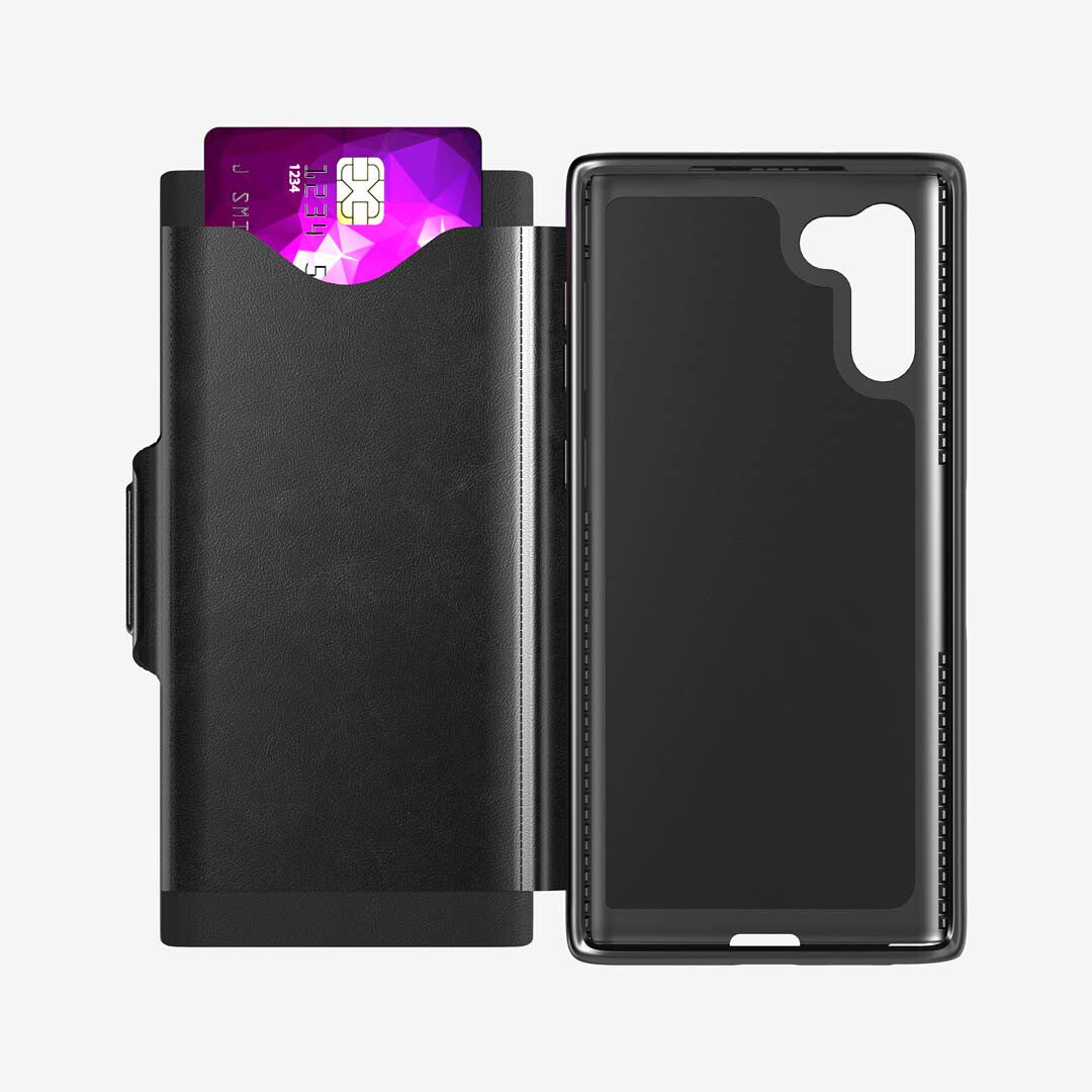 Tech21 Evo Wallet Case for Galaxy Note 10 in Black