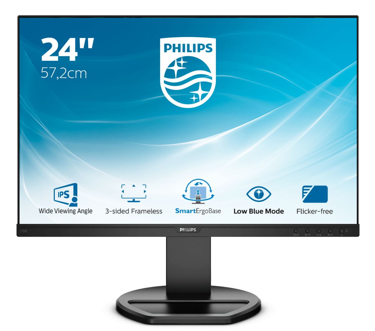 Philips 230B8QJEB/00 Computer Monitor 57.1 cm (22.5&quot;) 1920 x 1200 pixels WUXGA LED Black