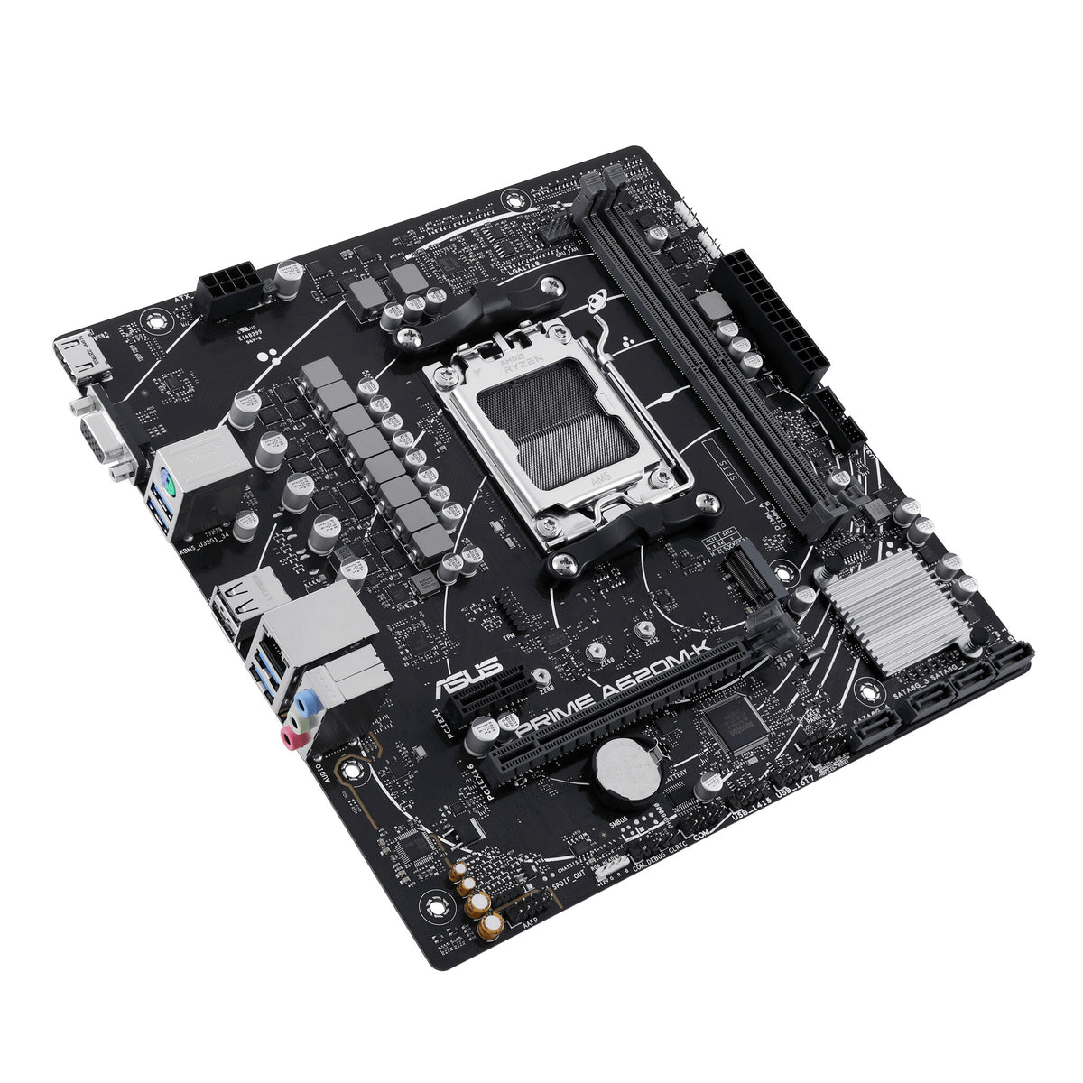 ASUS PRIME A620M-K micro ATX motherboard - AMD A620 Socket AM5