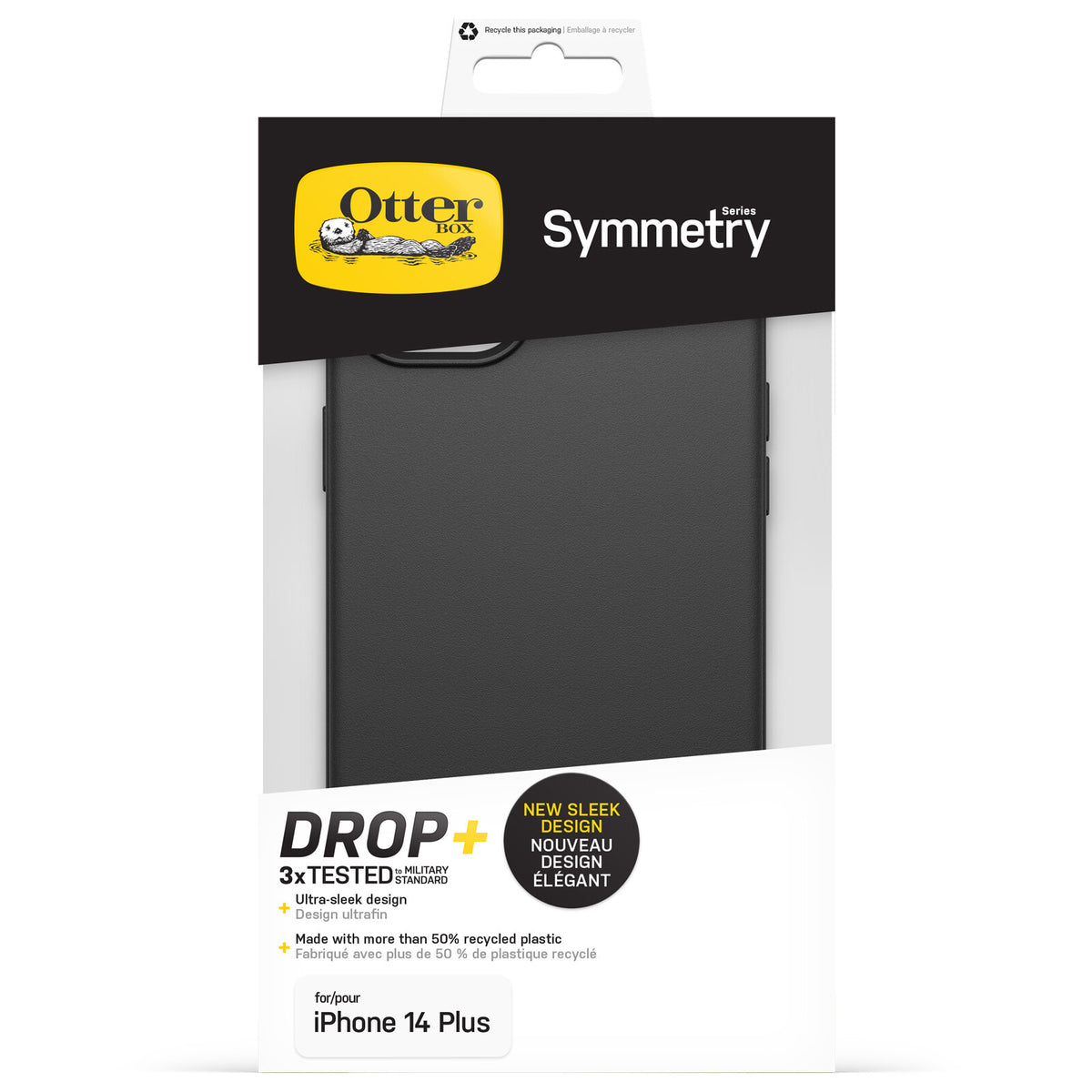 OtterBox Symmetry Case for iPhone 14 Plus in Black