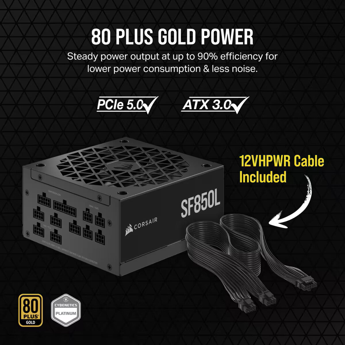 Corsair SF-850L Series - 850W 80+ Gold Fully Modular Power Supply Unit