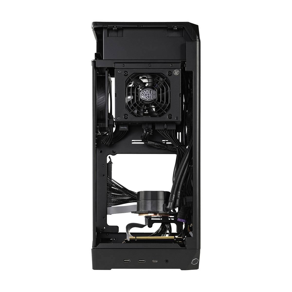 Cooler Master NCORE 100 MAX - ITX SFF Tower Case in Bronze w/ 850W SFX Gold PSU