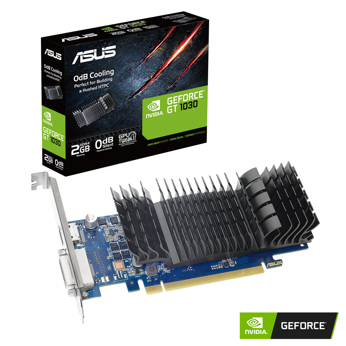 ASUS - NVIDIA 2 GB GDDR4 GeForce GT 1030 graphics card