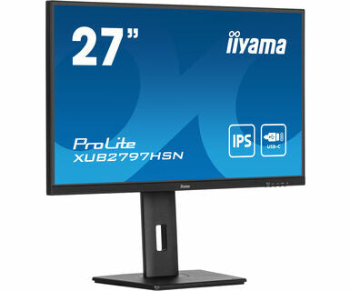 iiyama ProLite XUB2797QSU-B1 - 61 cm (24&quot;) - 2560 x 1440 pixels Wide Quad HD LED Monitor