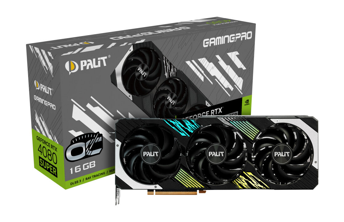 Palit GamingPro OC - NVIDIA 16 GB GDDR6X GeForce RTX 4080 SUPER graphics card