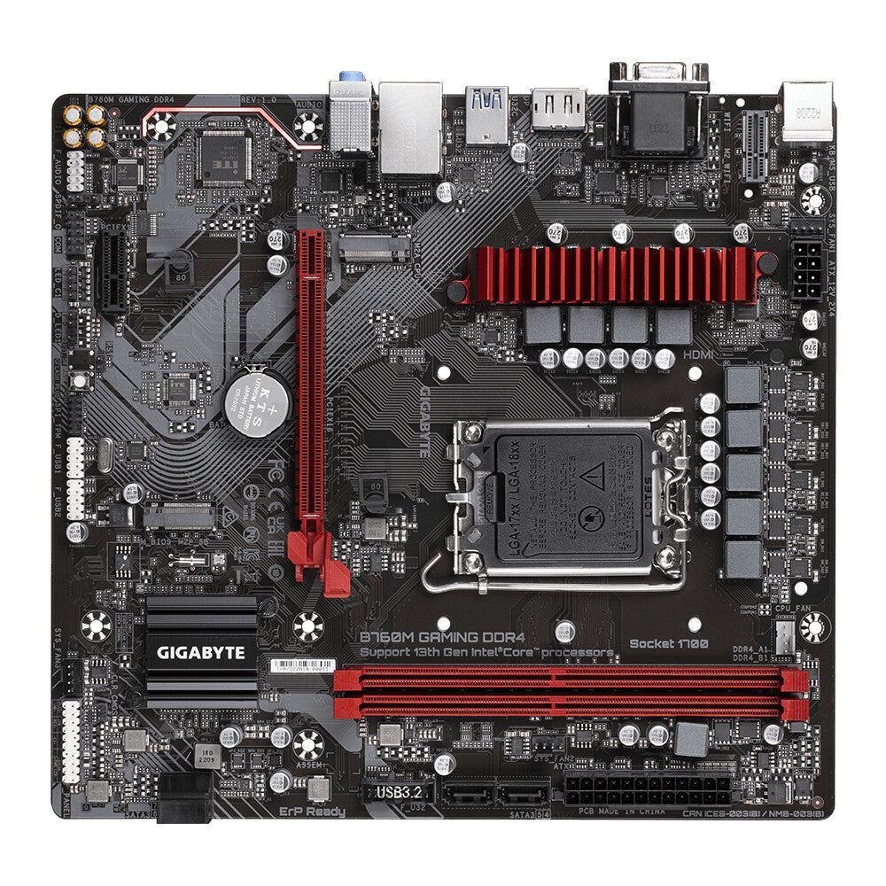 Gigabyte B760M GAMING DDR4 micro ATX motherboard - Intel B760 Express LGA 1700