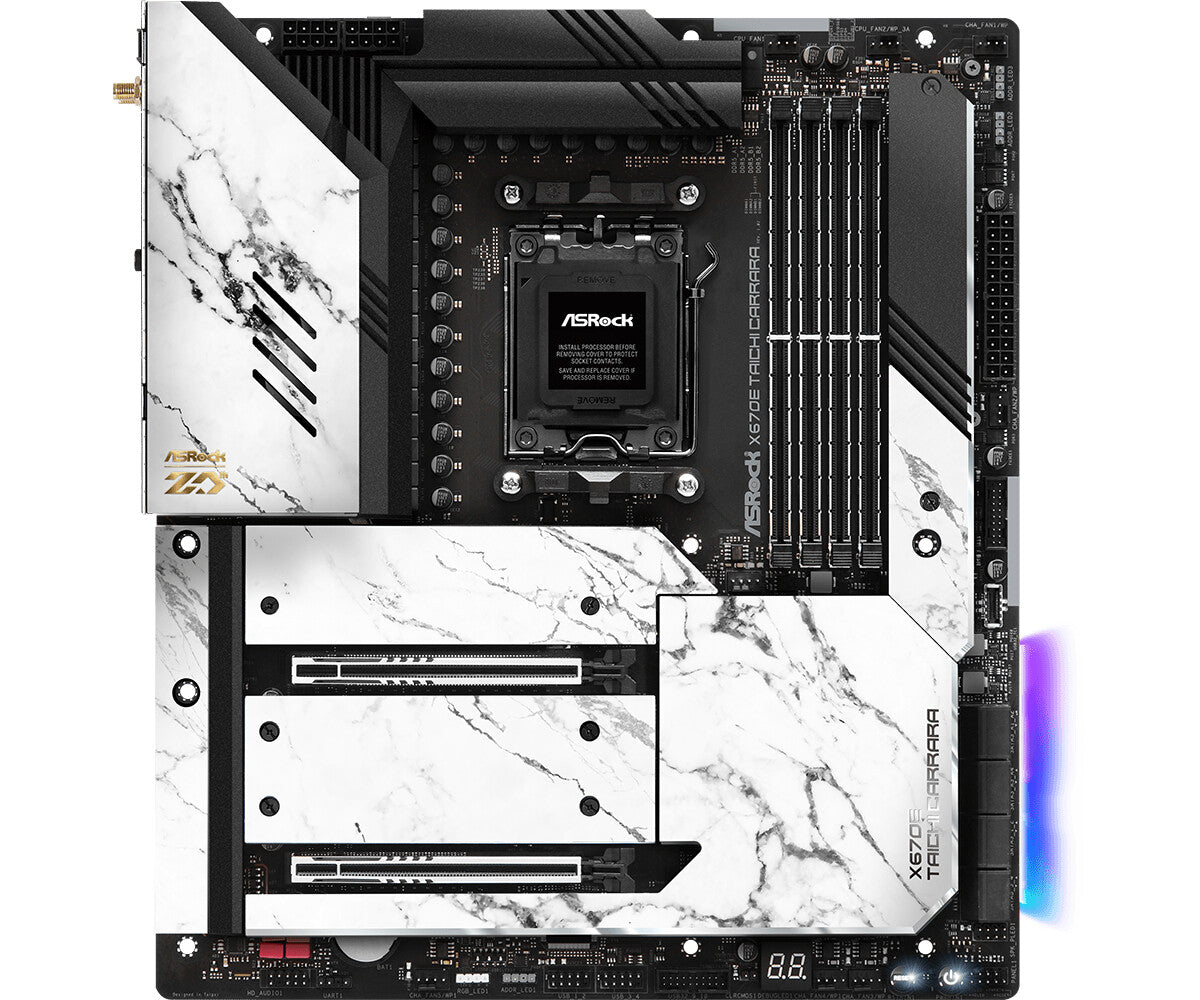 Asrock X670E Taichi Carrara E-ATX motherboard - AMD X670 Socket AM5