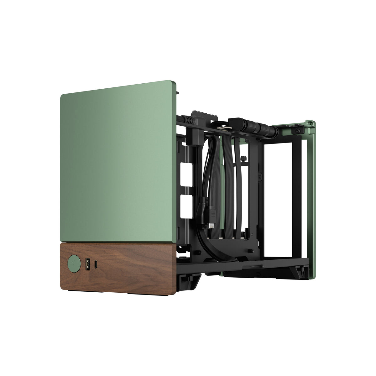 Fractal Design Terra - Mini ITX Desktop Case in Green