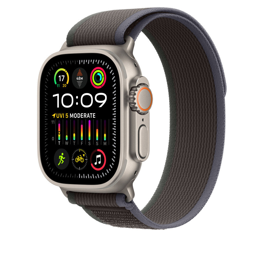 Apple MT613ZM/A - 49mm Blue/Black Trail Loop - S/M