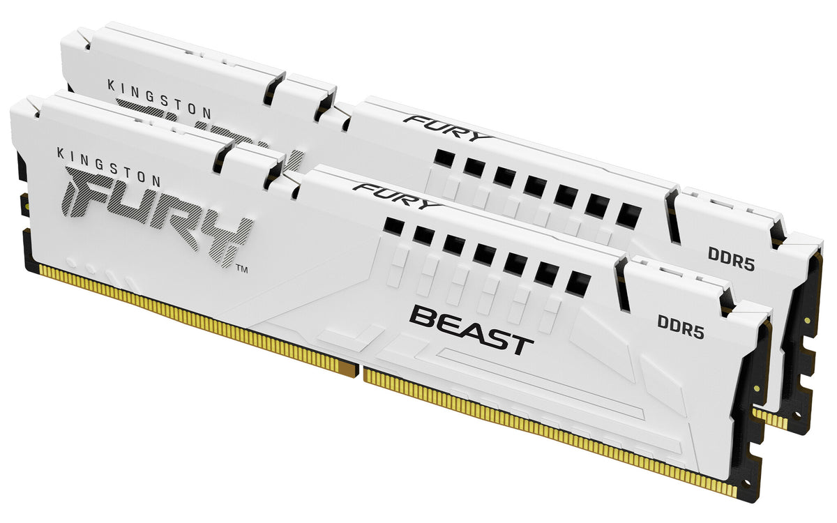 Kingston Technology FURY Beast - 64 GB 2 x 32 GB DDR5 6000MT/s memory module in White