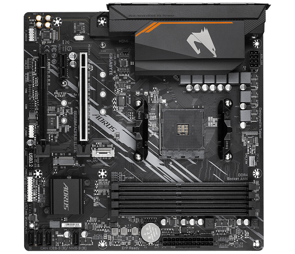 Gigabyte B550M AORUS ELITE micro ATX motherboard - AMD B550 Socket AM4