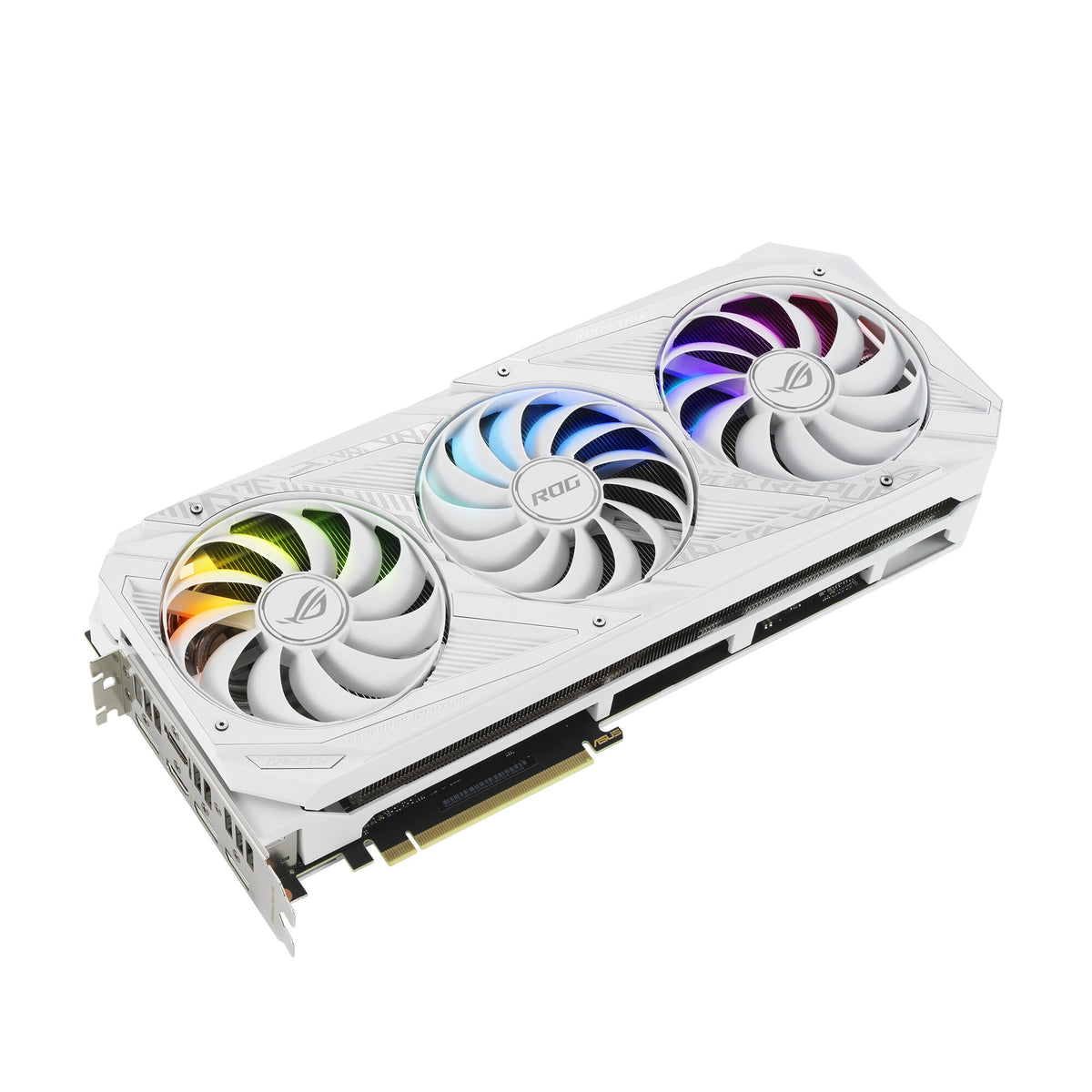 ASUS ROG STRIX V2 &quot;White Edition&quot; OC - NVIDIA 8 GB GDDR6 GeForce RTX 3070 graphics card