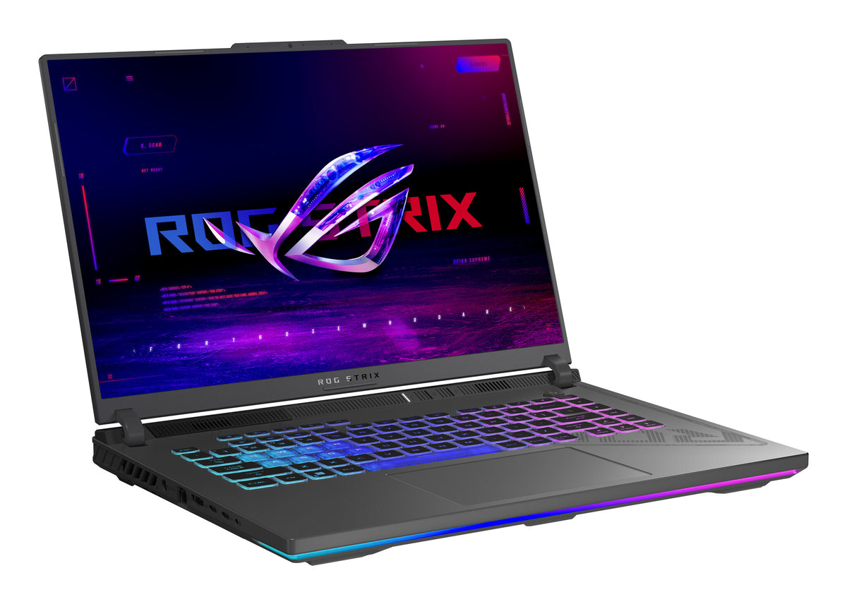 ASUS ROG Strix G16 Laptop - 40.6 cm (16&quot;) - Intel® Core™ i5-13450HX - 16 GB DDR5-SDRAM - 512 GB SSD - NVIDIA GeForce RTX 4060 - Wi-Fi 6E - Windows 11 Home - Black / Grey