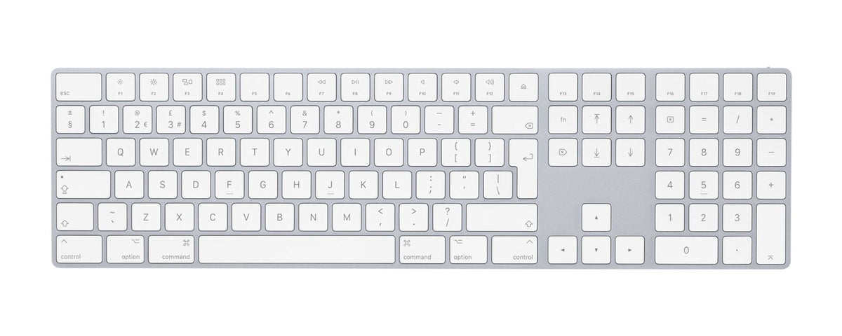 Apple Magic Keyboard with Numeric Keypad in Silver (UK QWERTY)