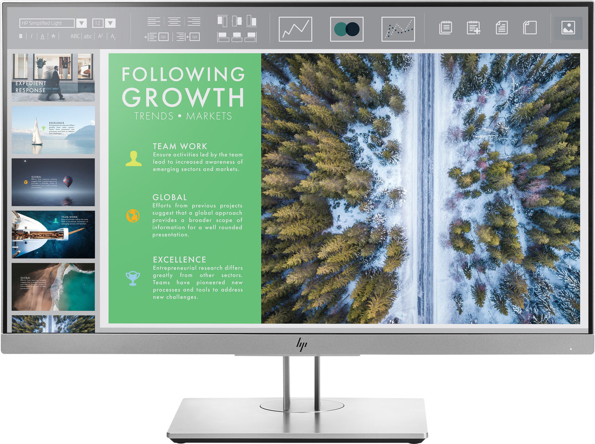 HP EliteDisplay E243 - 60.5 cm (23.8&quot;) - 1920 x 1080 pixels Full HD LED Monitor