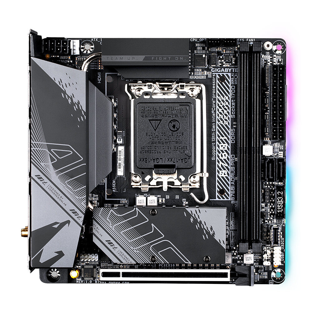 Gigabyte B760I AORUS PRO mini ITX motherboard - Intel B760 Express LGA 1700