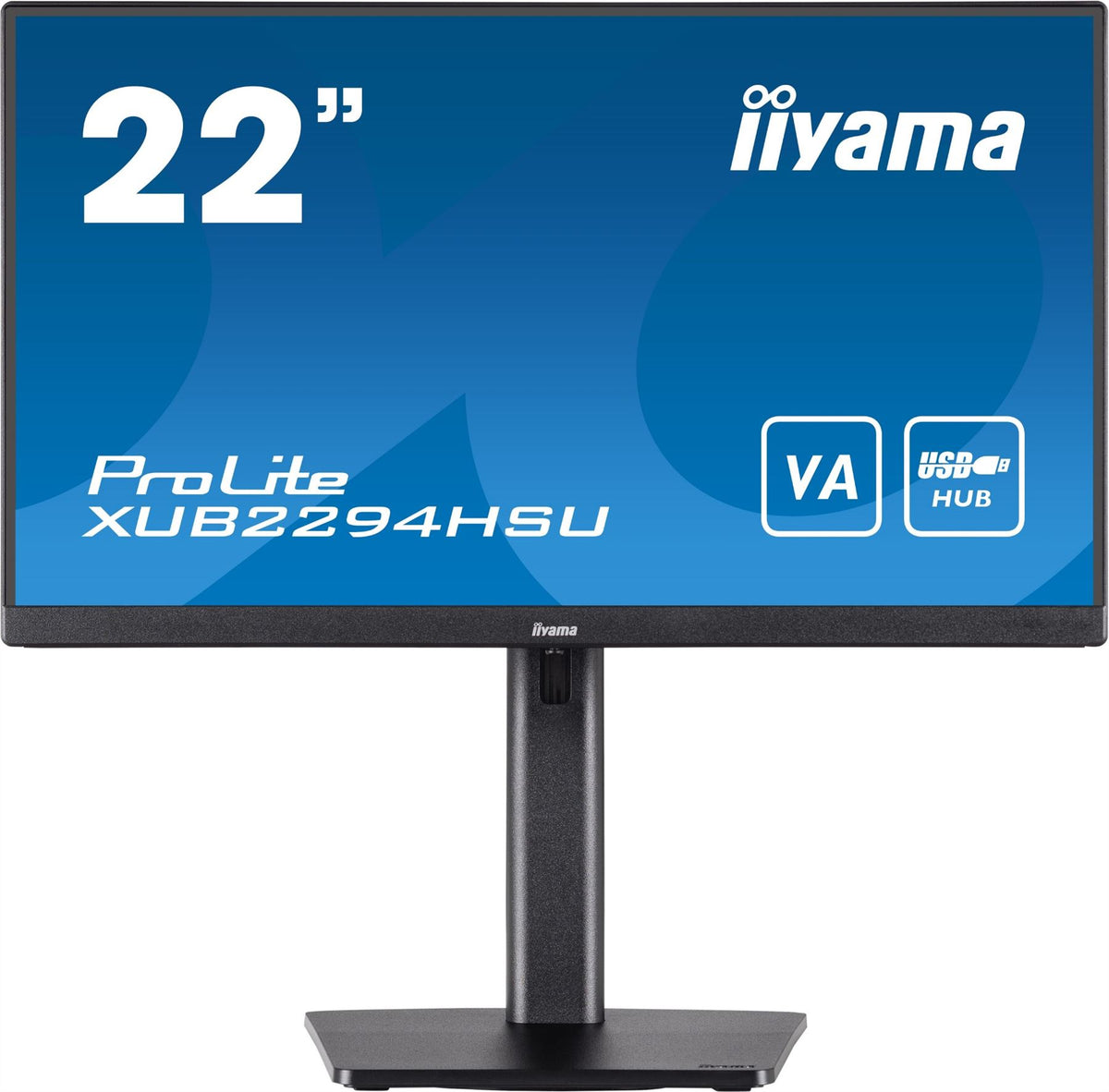 iiyama ProLite XUB2294HSU-B2 Computer Monitor 54.6 cm (21.5&quot;) 1920 x 1080 pixels Full HD LCD Black