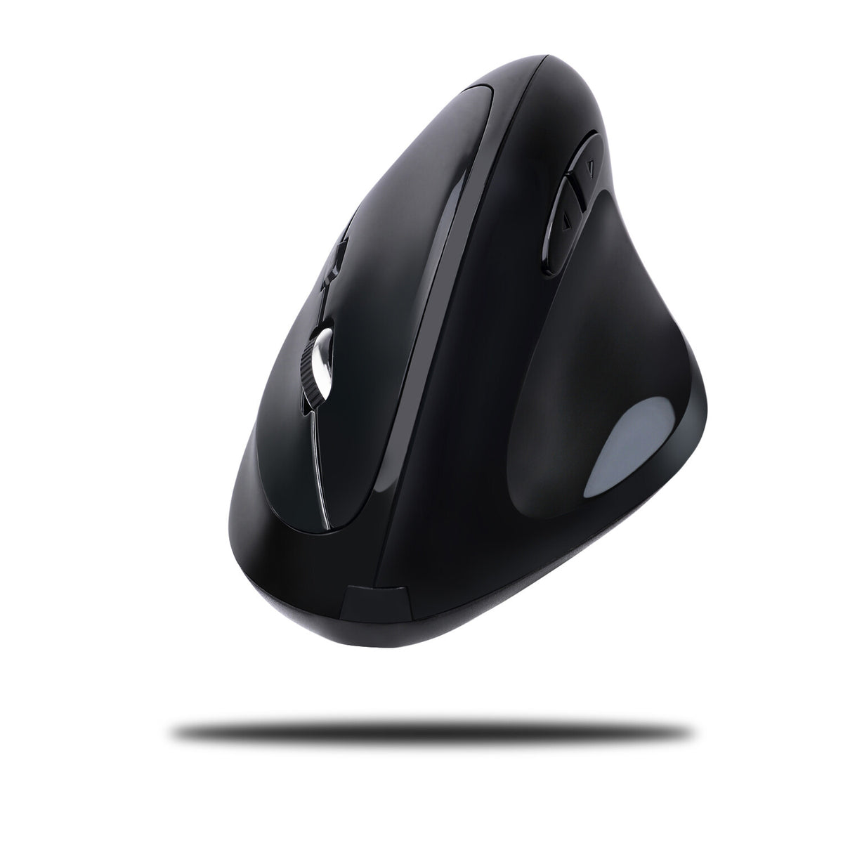 Adesso iMouse E30 - 2.4 GHz RF Wireless Vertical Optical Mouse in Black - 2,400 DPI