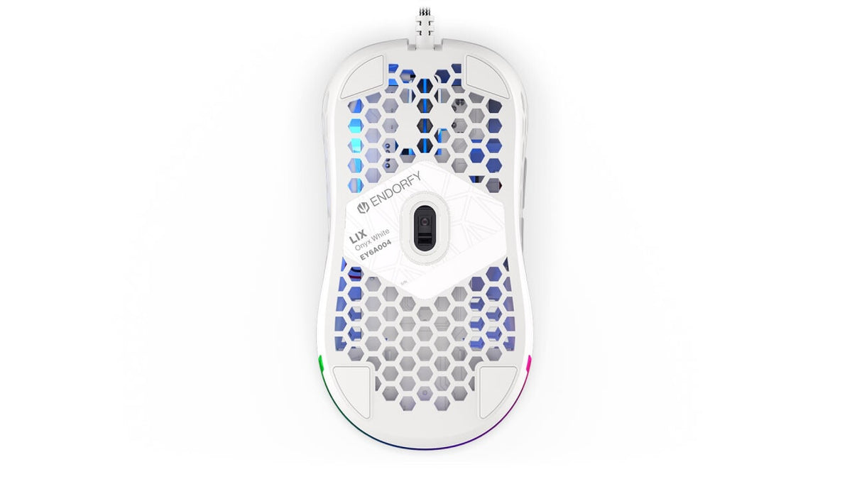 ENDORFY LIX Onyx - USB Type-C Wired Optical Mouse in White - 8,000 DPI