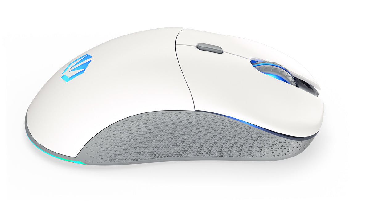 ENDORFY GEM Plus - USB Type-C Wired + RF Wireless Optical Mouse in White - 26,000 DPI