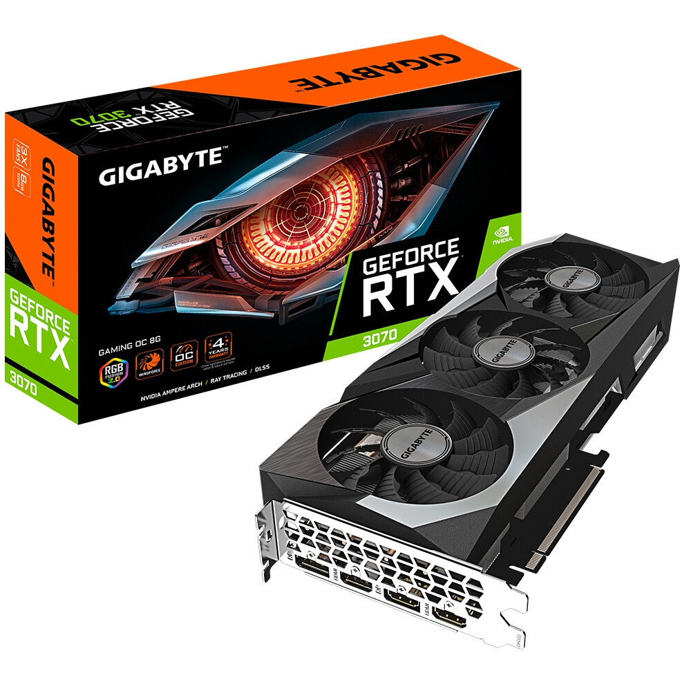 GIGABYTE GAMING OC - NVIDIA 8 GB GDDR6 GeForce RTX 3070 graphics card