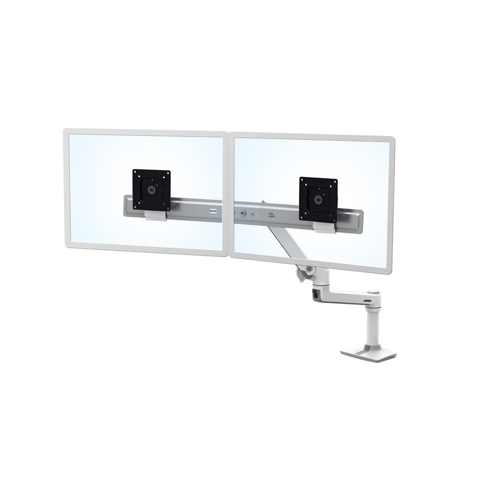 Ergotron LX Series Desk Dual Direct Arm 63.5 cm (25&quot;) White