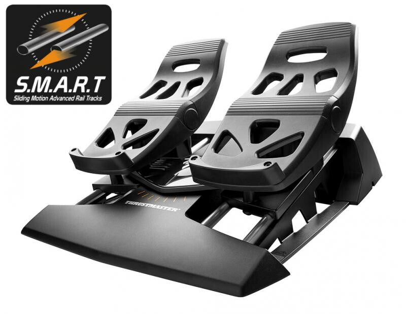 Thrustmaster T-16000M FCS Flight Pack - USB Flight Stick + Throttle + Rudder Pedals for PC / Mac