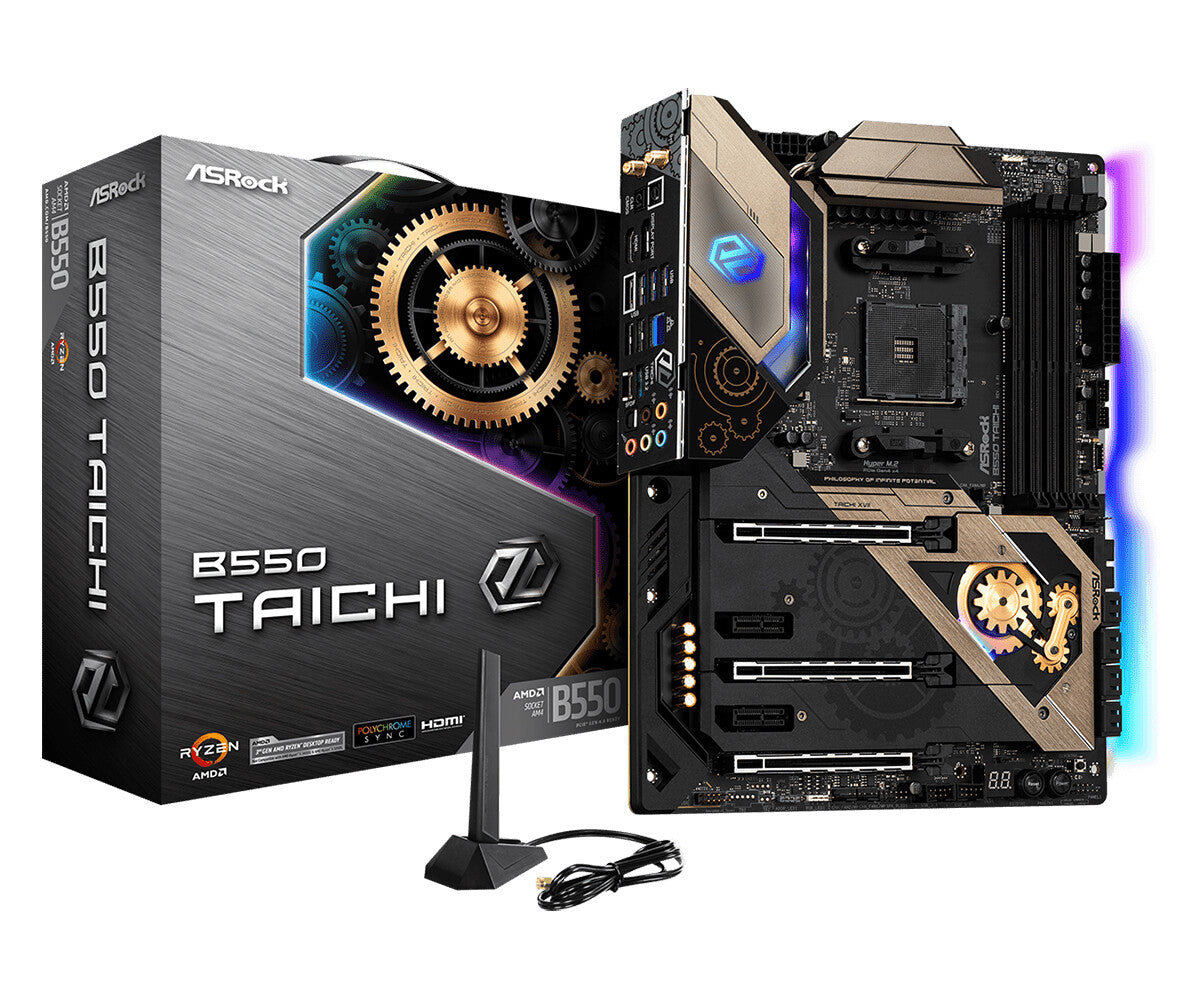 Asrock B550 Taichi ATX motherboard - AMD B550 Socket AM4